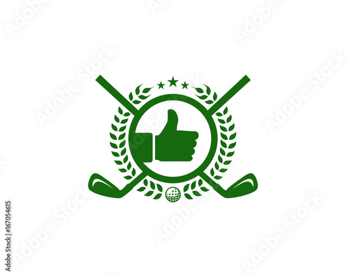 Best Golf Icon Logo Design Element