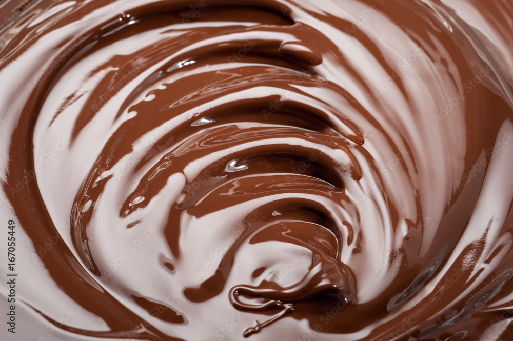 Melted chocolate swirl splash Melted chocolate swirl splash