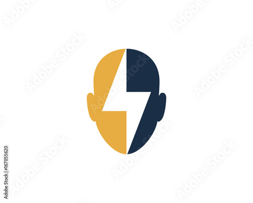 Human Power Icon Logo Design Element