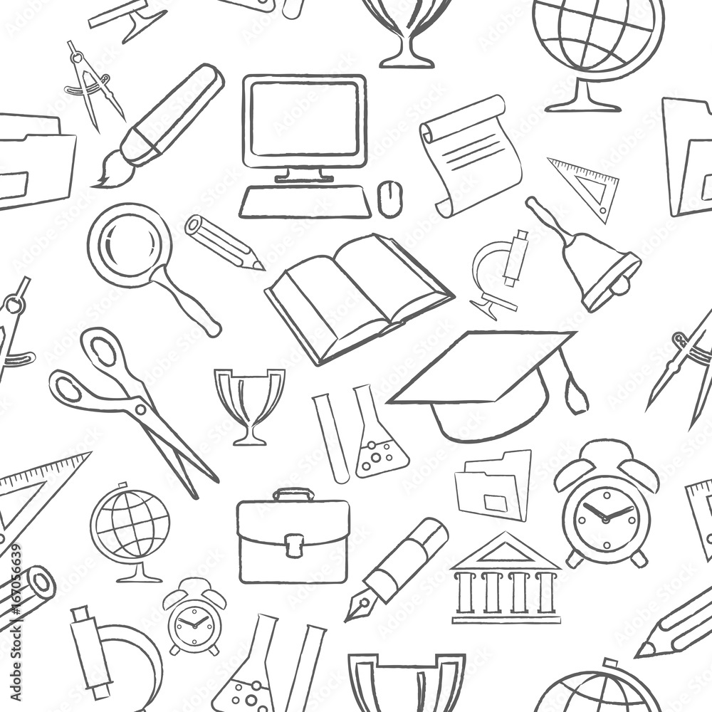 School blackboard with freehand sketch Vector illustration. School blackboard with freehand sketch Vector illustration.