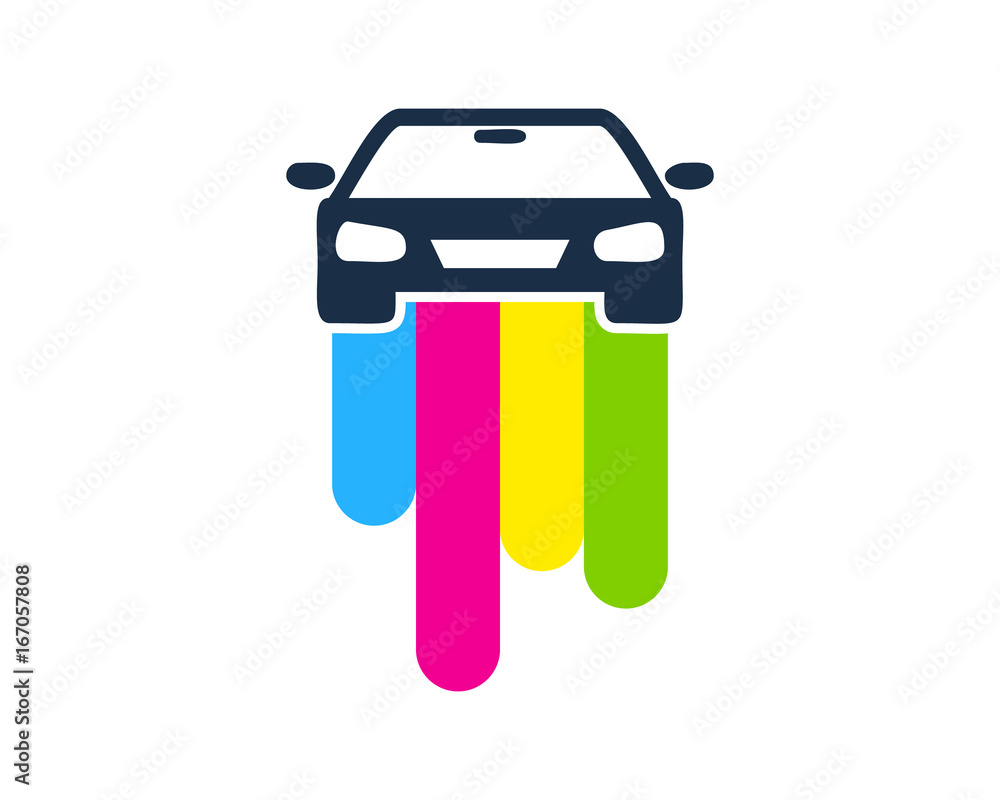 Obraz Automotive Paint Icon Logo Design Element
