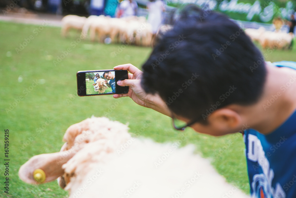 Obraz premium selfie