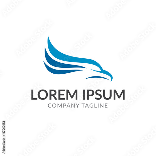 eagle abstract logo vector