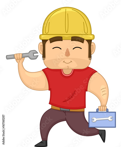 Man Construction Worker Too...