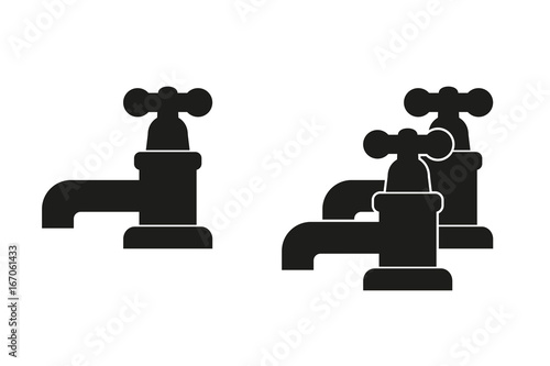 Faucet vector icon.