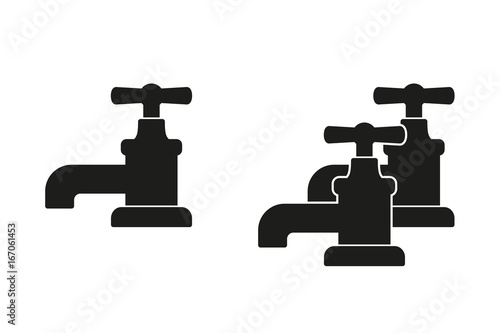 Faucet vector icon.