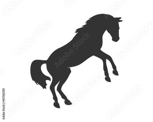 Beautiful Charging Stand Horse Silhouette