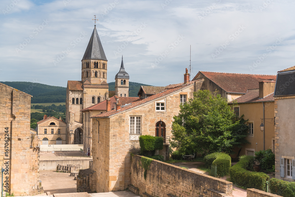     Cluny abbey in France, Burgundy