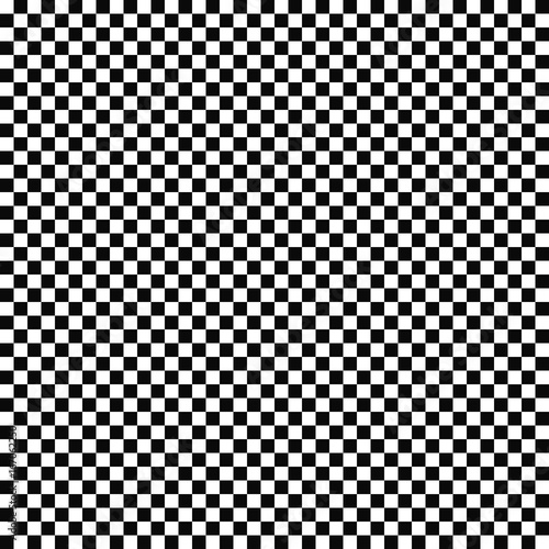 Vector seamless checkered flag pattern. Geometric texture. Black-and-white background. Monochrome design. Vector EPS10