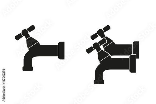 Faucet vector icon.