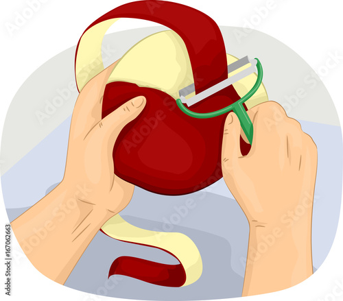Hand Peeler Apple Snack