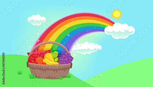 Fruits Basket Rainbow Colors
