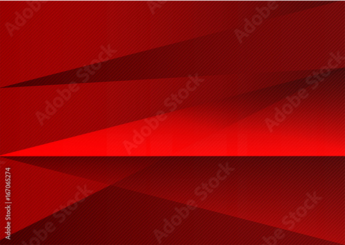 red abstract background vector triangle and straight line