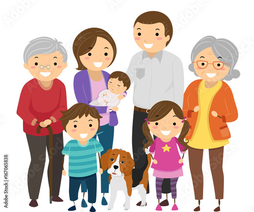 Stickman Family Grandparents