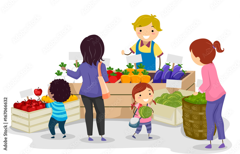 Stickman Kids Mom Farmers Market Stickman Kids Mom Farmers Market