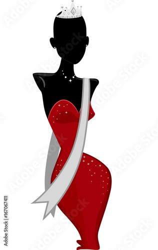 Girl Mannequin Pageant Gown...