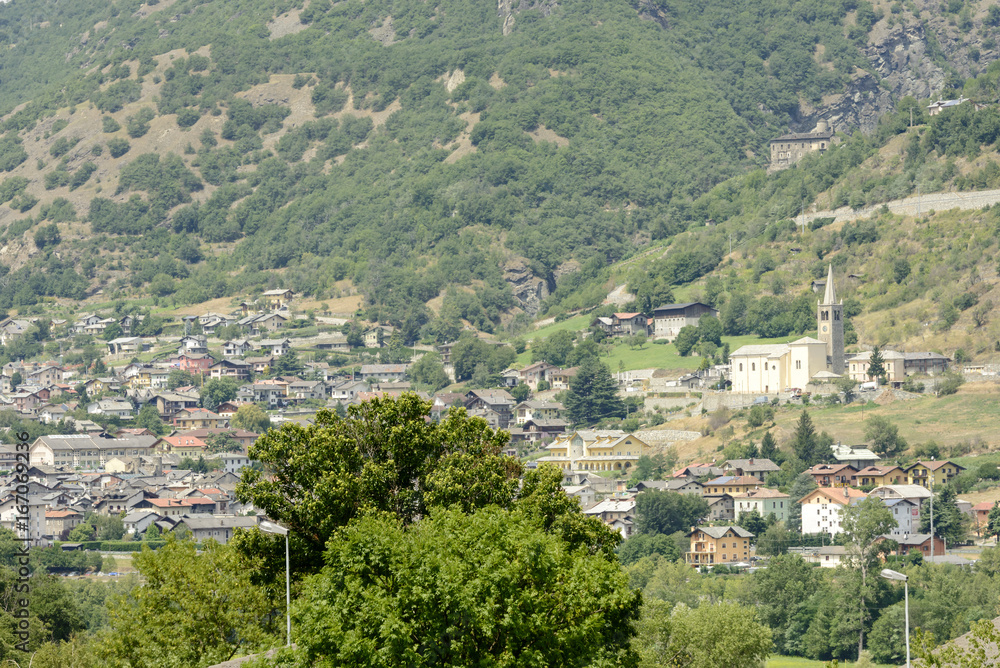 Nus village, Italy
