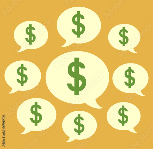 Dollar Sign Money Talk