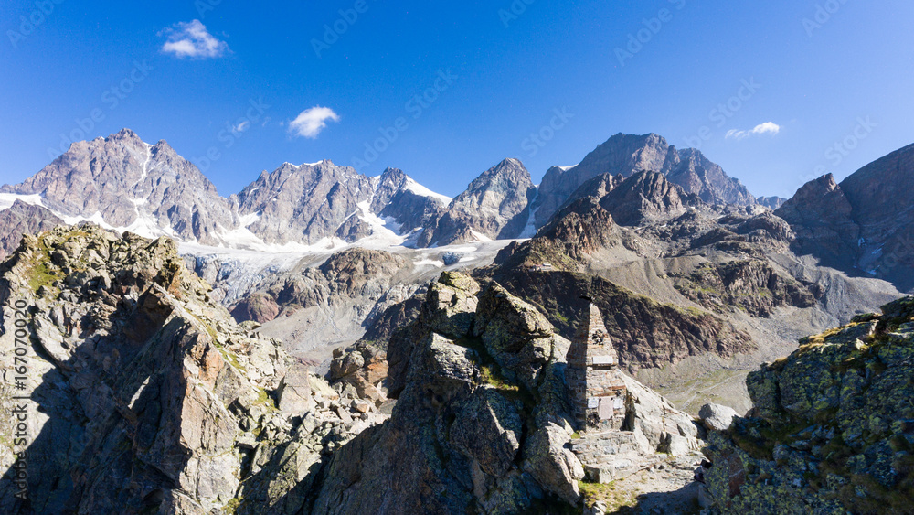 Alpine Monument on the Mountain - Valtellina, Valmalenco