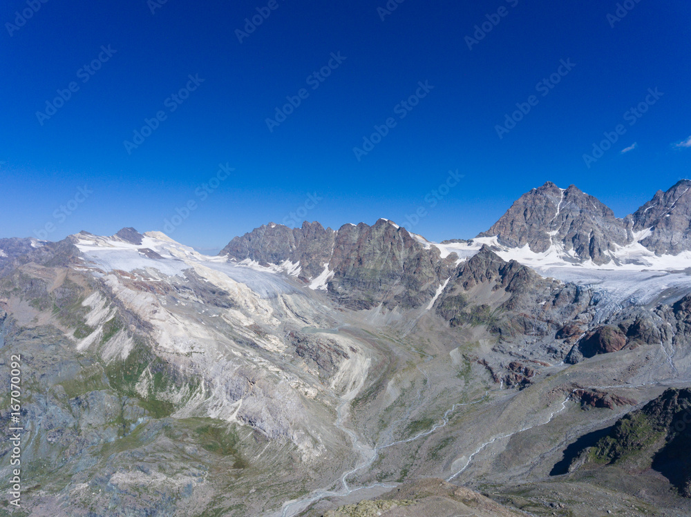 Melting glacier in Valtellina - Glacier of Scerscen (Valmalenco)