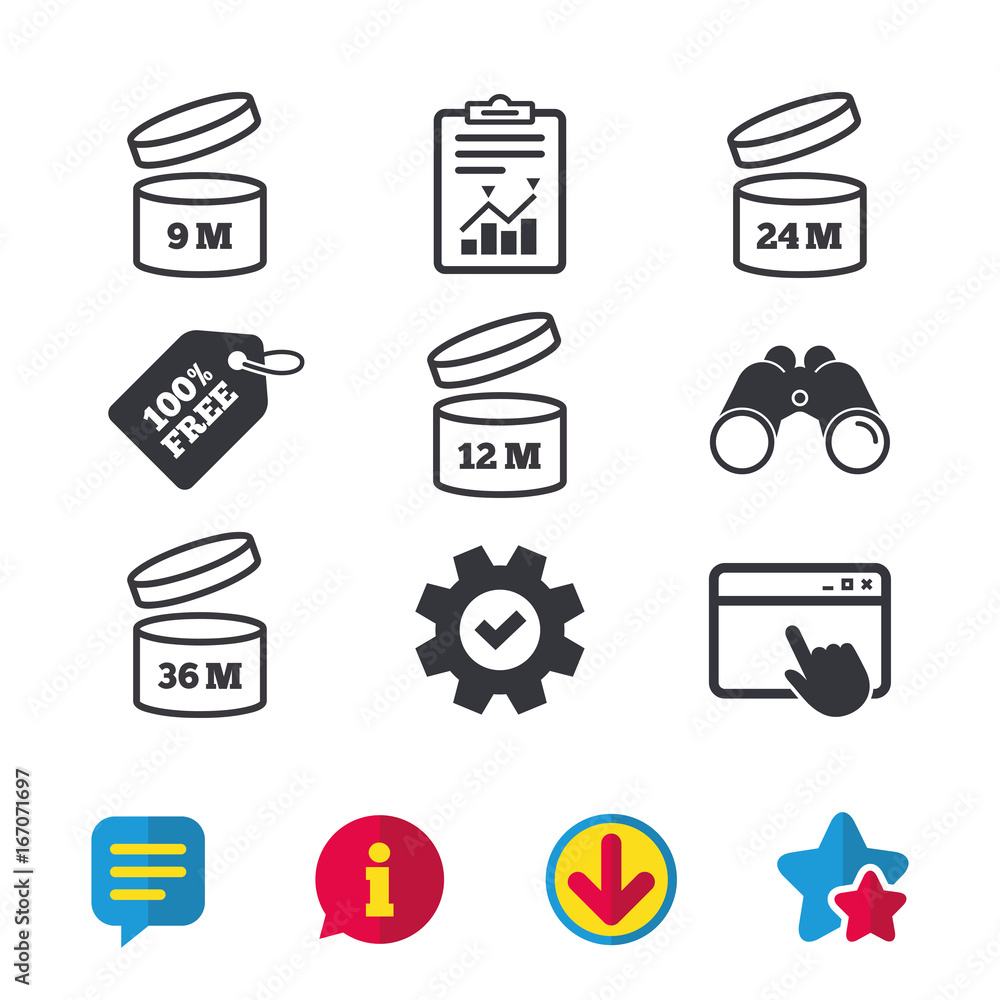 After opening use icons. Expiration date product. After opening use icons. Expiration date product.