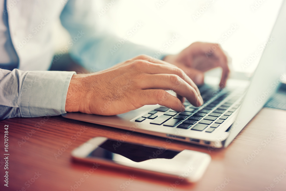 Businessman browsing internet Businessman browsing internet