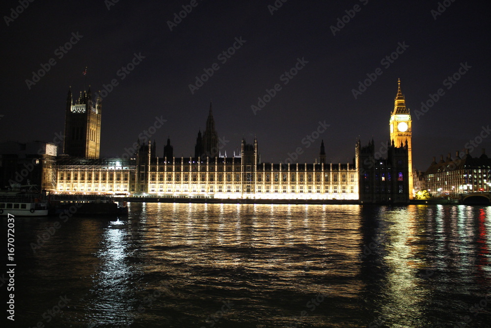 Houses of Parliemant and Thames Night