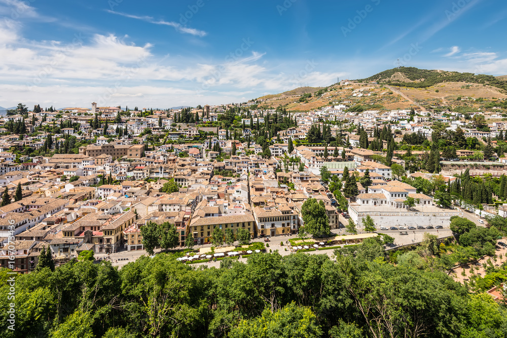 Fototapeta premium Granada cityscape, Andalusia, Spain