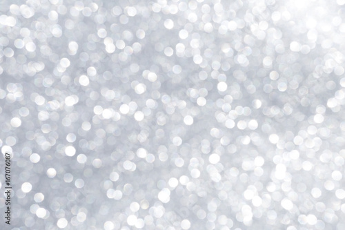 Abstract light bokeh over light grey background