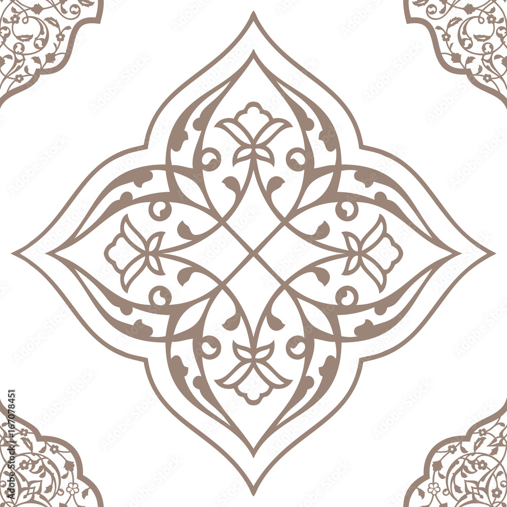 Oriental seamless pattern of mandalas. Oriental seamless pattern of mandalas.