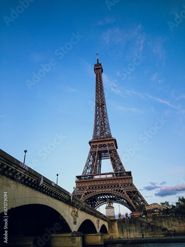 eiffel tower from canal cruise © daris