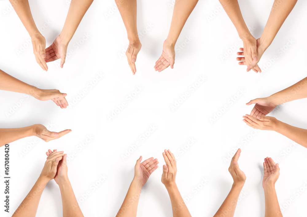 hand sign isolated hand sign isolated