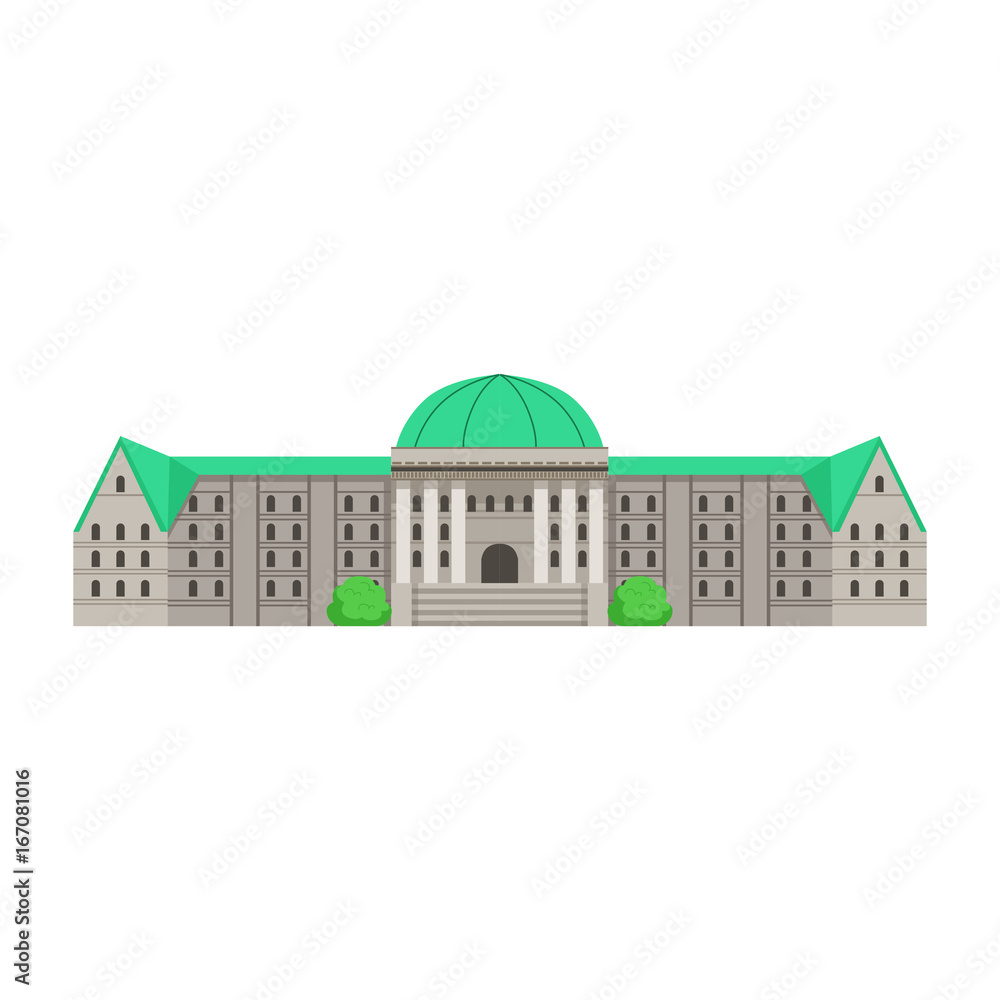 University building vector Illustration