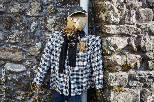 Italian scarecrow close up photo