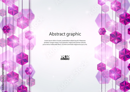 Diamond Lines Background. Eps10 Vector illustration.
