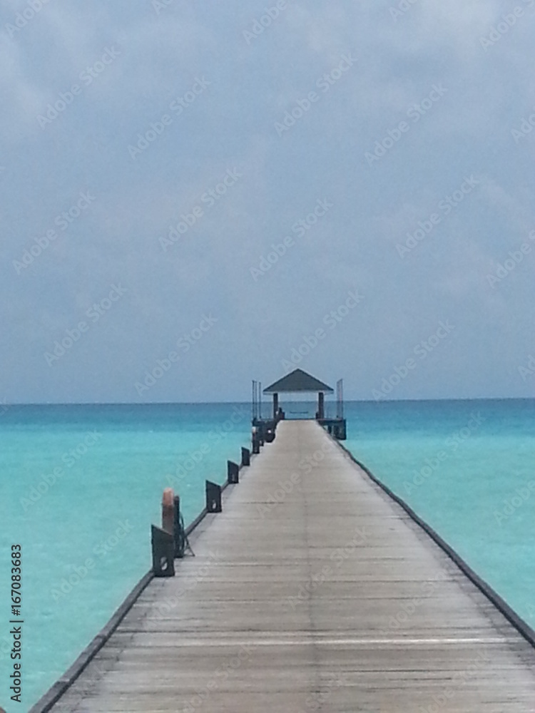 ponton aux Maldives ponton aux Maldives