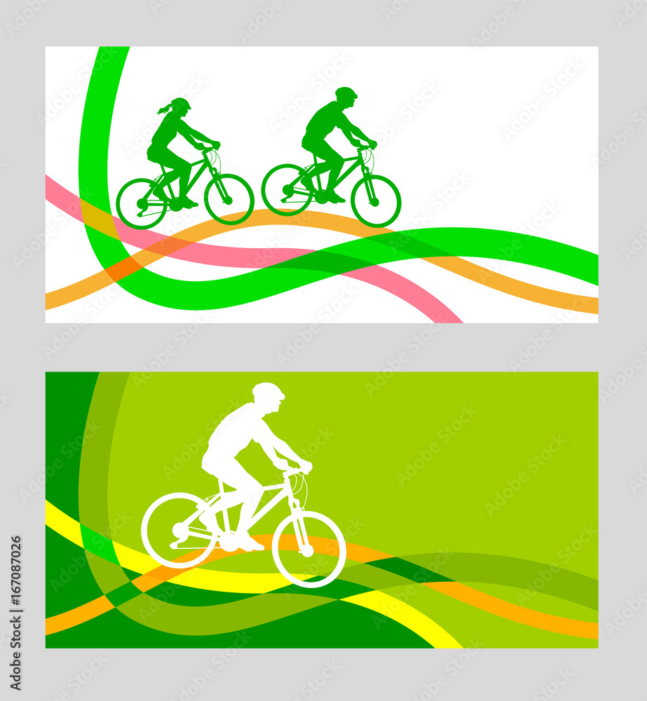 Fototapeta premium Radsport - 45 - Flyer