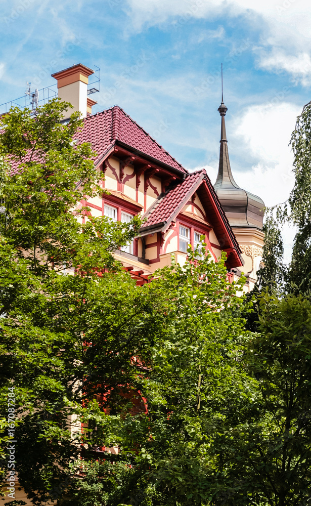 Obraz premium Fabulous romantic architecture of Bohemia.