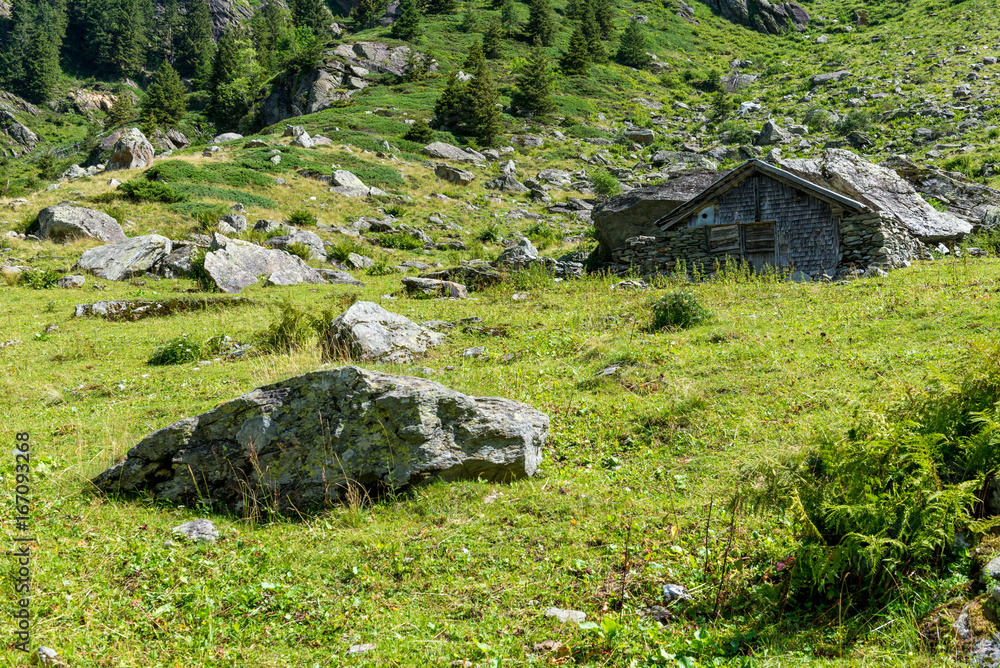 Durchs Urbachtal Richtung Gaulihütte, Berner Oberland Durchs Urbachtal Richtung Gaulihütte, Berner Oberland