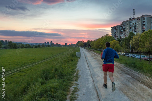 Man running