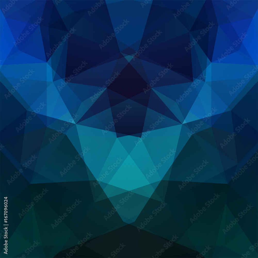 Geometric pattern, polygon triangles vector background in dark blue, green tones. Illustration pattern Geometric pattern, polygon triangles vector background in dark blue, green tones. Illustration pattern