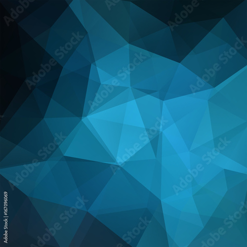 Background of dark blue geometric shapes. Mosaic pattern. Vector EPS 10. Vector illustration