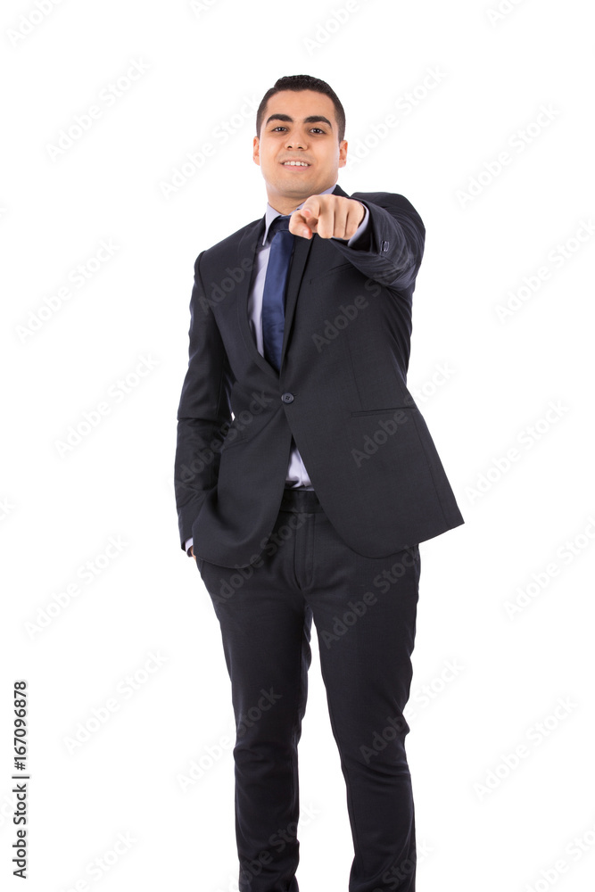 Smiling young businessman