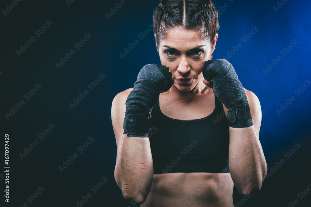 woman boxer