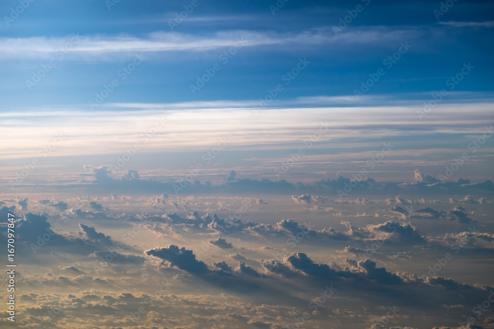 Fototapeta premium Clouds and sky in the morning