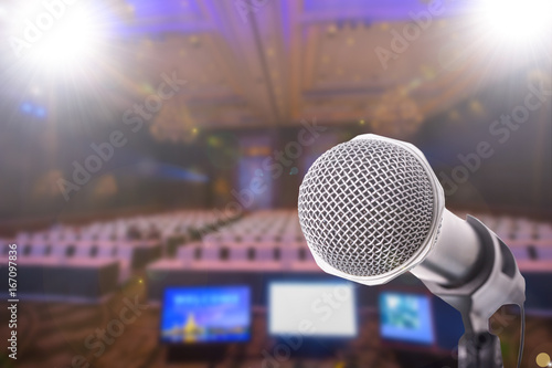 Conference seminar speaker microphone