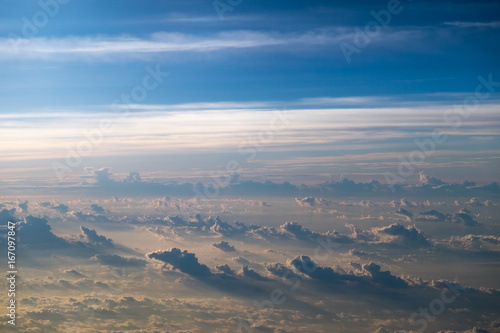 Clouds and sky in the morning