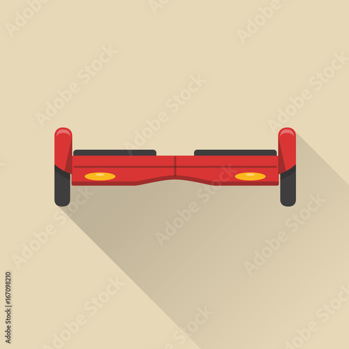 Flat style gyroscope icon