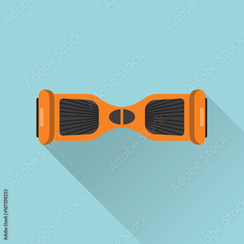 Flat style gyroscope icon