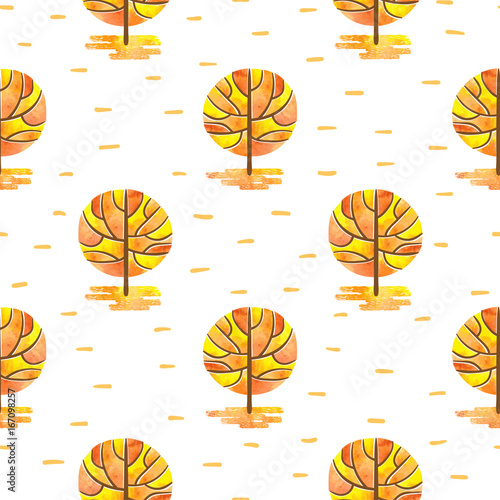 Seamless pattern with abstr...